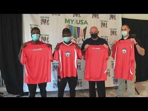 Kids support Columbus police officer diagnosed with throat cancer