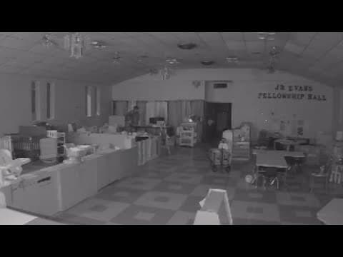A daycare burglar is caught on camera, then caught