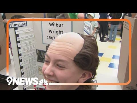 Aurora fourth graders open 'wax' museum