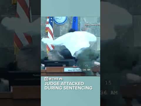 Judge attacked during sentencing