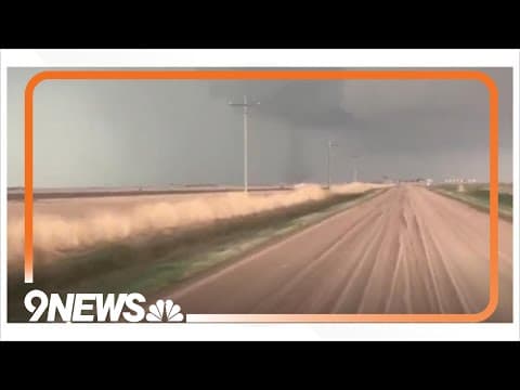 Colorado's first 2024 tornado captured on camera