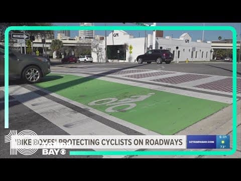 'Bike boxes' in Hillsborough County increasing cyclist visibility, safety
