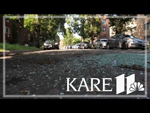 Dozens of car windows broken out at locations all across Minneapolis