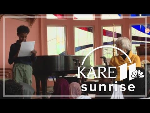 Elementary school children write letters to senior citizens