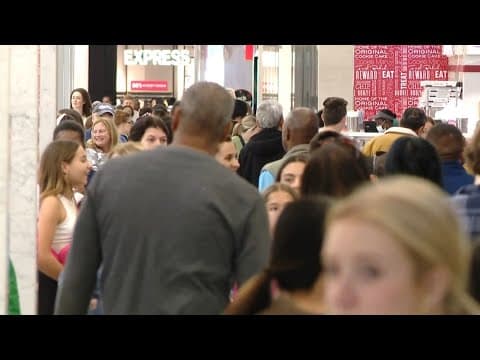 Thousands hit the mall for Black Friday sales