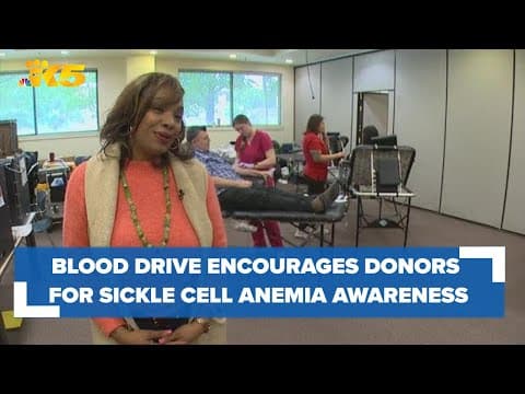 Blood drive encourages donors for sickle cell anemia awareness: HealthLink