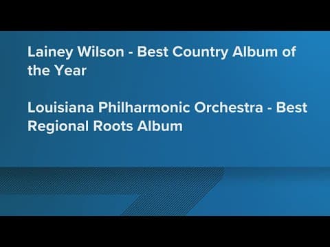 Artists from Louisiana take home Grammy wins