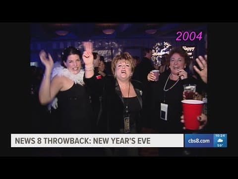 New Year's Eve in San Diego 1970s and 2004