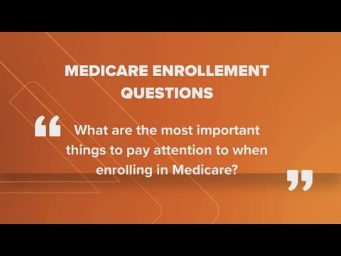 Medicare open enrollment is underway. Here's what you need to know