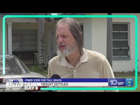 Dunedin man settles with city following two lawsuits over fines for tall grass