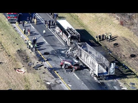 NTSB to provide an update on its investigation into the deadly bus crash on I-70