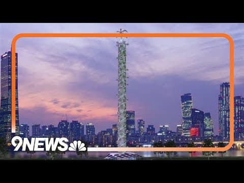 Downtown spiral tower details emerge