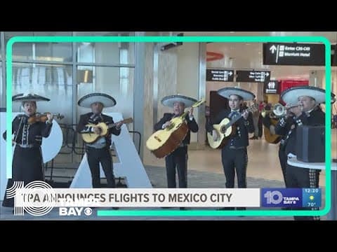 TPA announces nonstop flights to Mexico City starting this summer