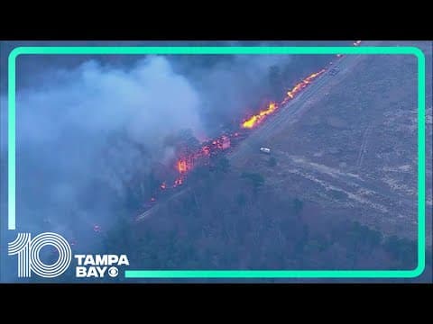 Crews battle massive New Jersey forest fire