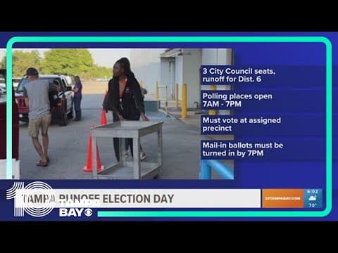 Polls open for Tampa municipal election runoff