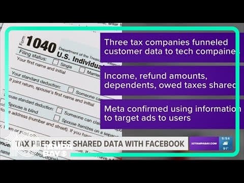 3 tax prep firms shared 'extraordinarily sensitive' data about taxpayers with Meta, lawmakers say