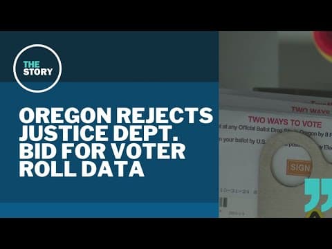 Oregon Secretary of State tells Trump administration he doesn't trust them with voters' private data