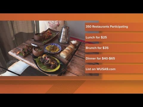 Here's your guide to DC Summer Restaurant Week