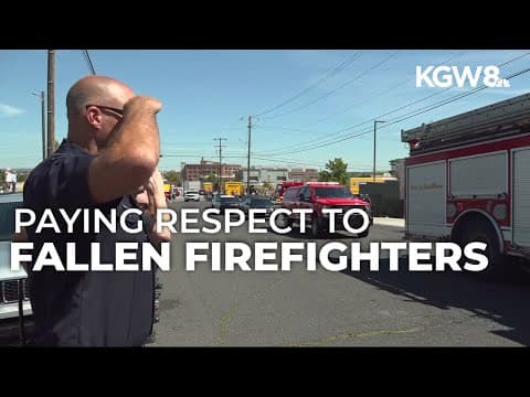 Procession honors two firefighters killed in ambush shooting attack in Idaho