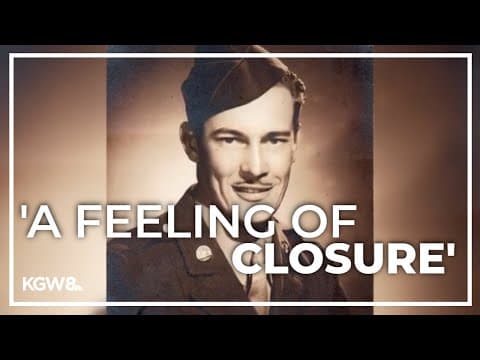 Fallen World War II airman returned home to Oregon after 81 years