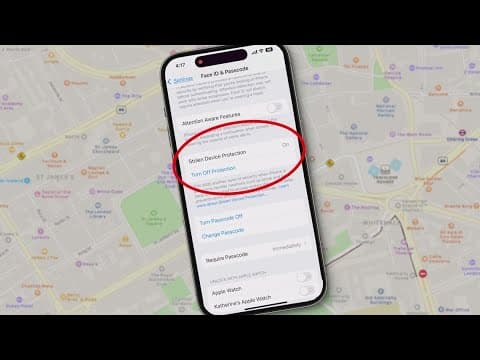 How to turn on your iPhone's new Stolen Device Protection feature