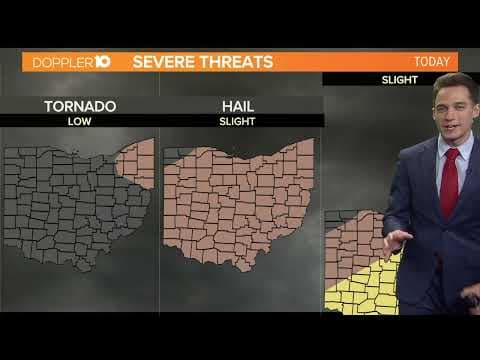 Columbus, Ohio weather forecast | Storms shift southeast of Columbus. strong winds and hail possible