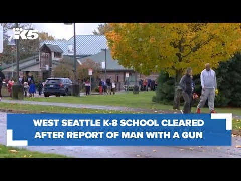 School cleared after report of man with a gun