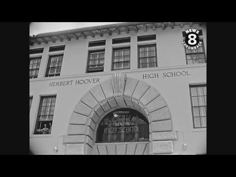 Herbert Hoover High School in San Diego 1964