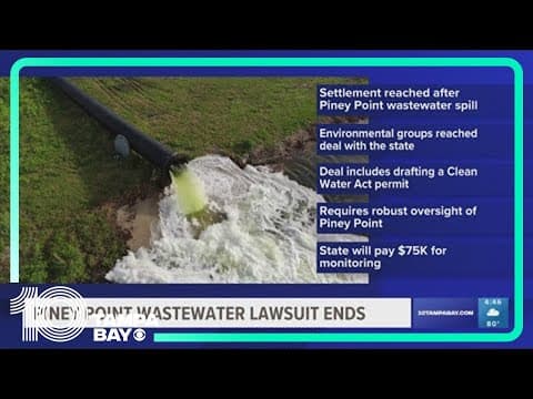 Piney Point wastewater lawsuit settles with more oversight of the site