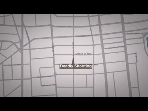 Police are investigating a fatal shooting in NW DC