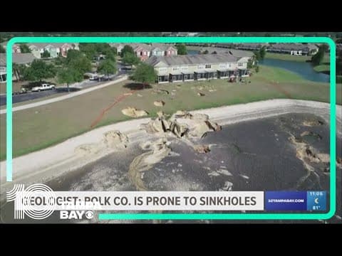 Geologist explains what makes Polk County prone to sinkholes
