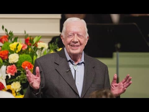 President Jimmy Carter hopes to celebrate his 100th year by casting one more Presidential vote