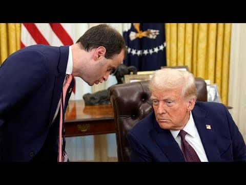 Who's the guy handing Trump those binders of executive orders? Meet Will Scharf