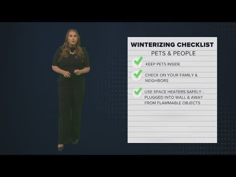 The Breakdown: Your winterizing checklist