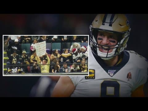 WWL finds long-time Saints fan, Drew Brees recounts seeing him for years on game film
