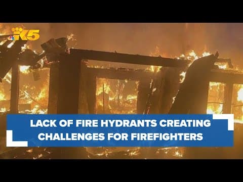 Lack of fire hydrants in some east Pierce County communities creates  challenge for firefighters