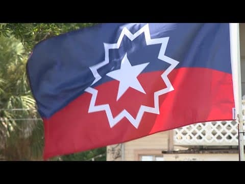 People in Galveston celebrate Juneteenth 2025