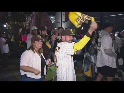 Fans await Padres return to San Diego at Petco Park