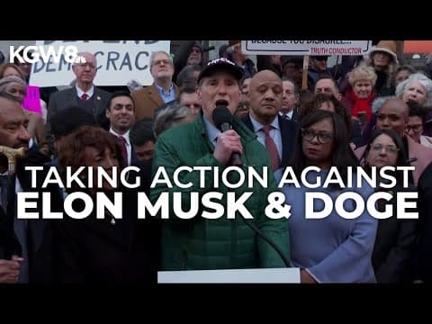 Oregonians push back against DOGE, Elon Musk; judge blocks DOGE from accessing US Treasury data