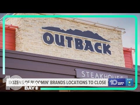 Parent company of Outback Steakhouse closing dozens of restaurants