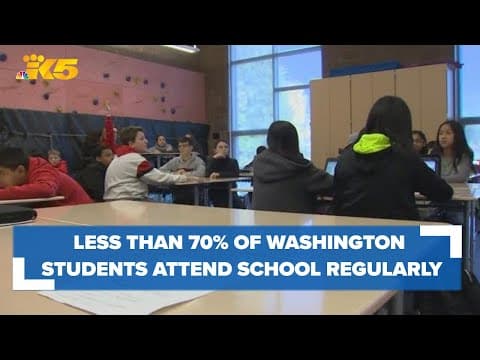 Less than 70% of Washington students attend school regularly, new data shows
