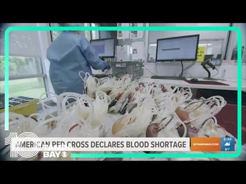 Blood drive underway in Clearwater as U.S. experiences blood shortage