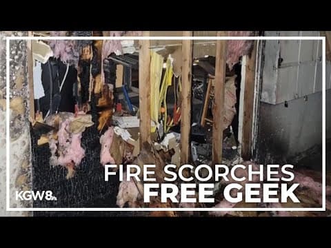 'Free Geek' temporarily closes due to fire