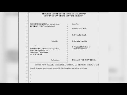 San Ysidro parents sue Airbnb after 2-year-old daughter drowns in pool