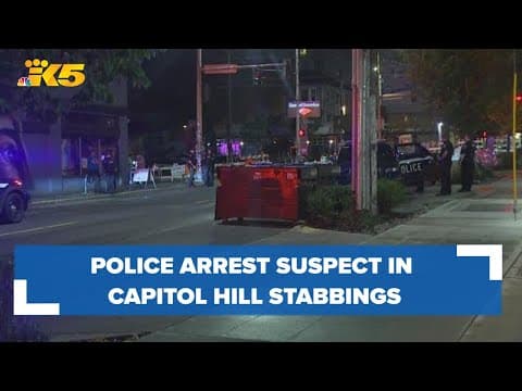 Police arrest suspect in stabbing of 4 people in Seattle's Capitol Hill neighborhood