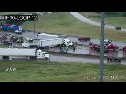 Rainy conditions causes traffic issues Wednesday