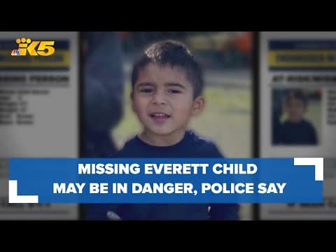 Missing Everett 4-year-old may be in danger, police say