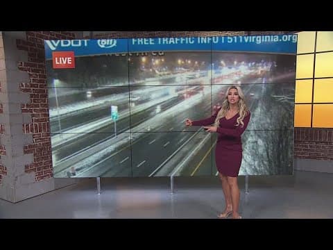 Road conditions: First snow of the year causes messy morning commute Tuesday