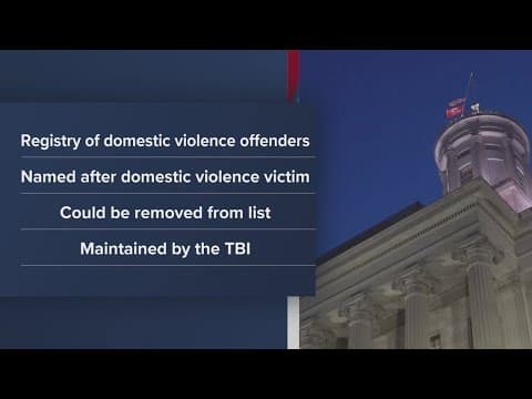Bill to create domestic violence offender registry passes Tennessee House