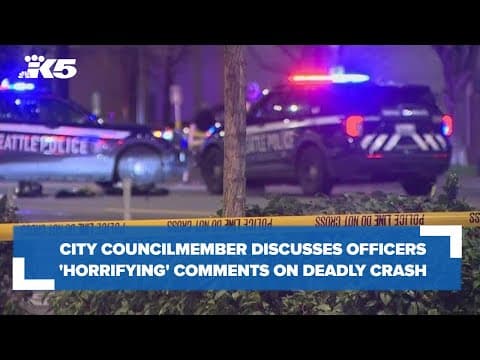 Seattle council member on officer laughing after woman struck by another cop